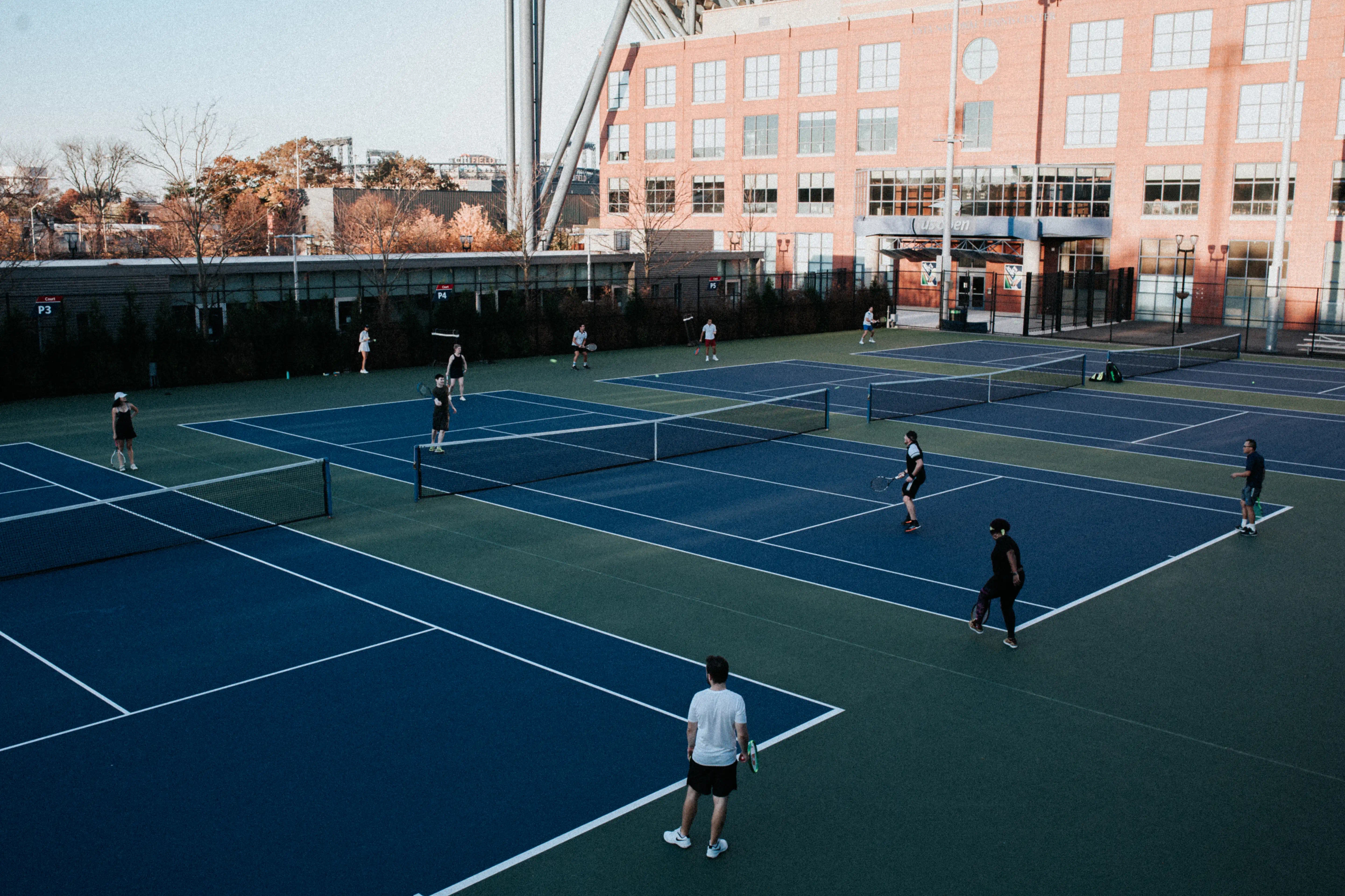 Tennis court background